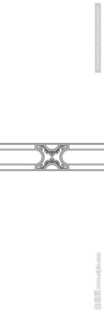 高清分层透明底平开门打印图