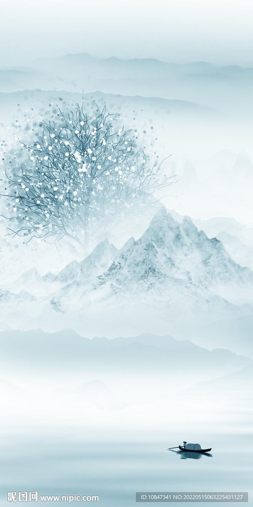 意境玄关墙框画 TIF分层