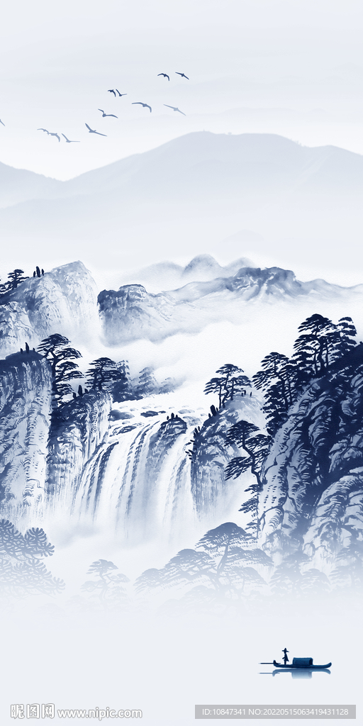 别墅高端中式玄关 TIF分层