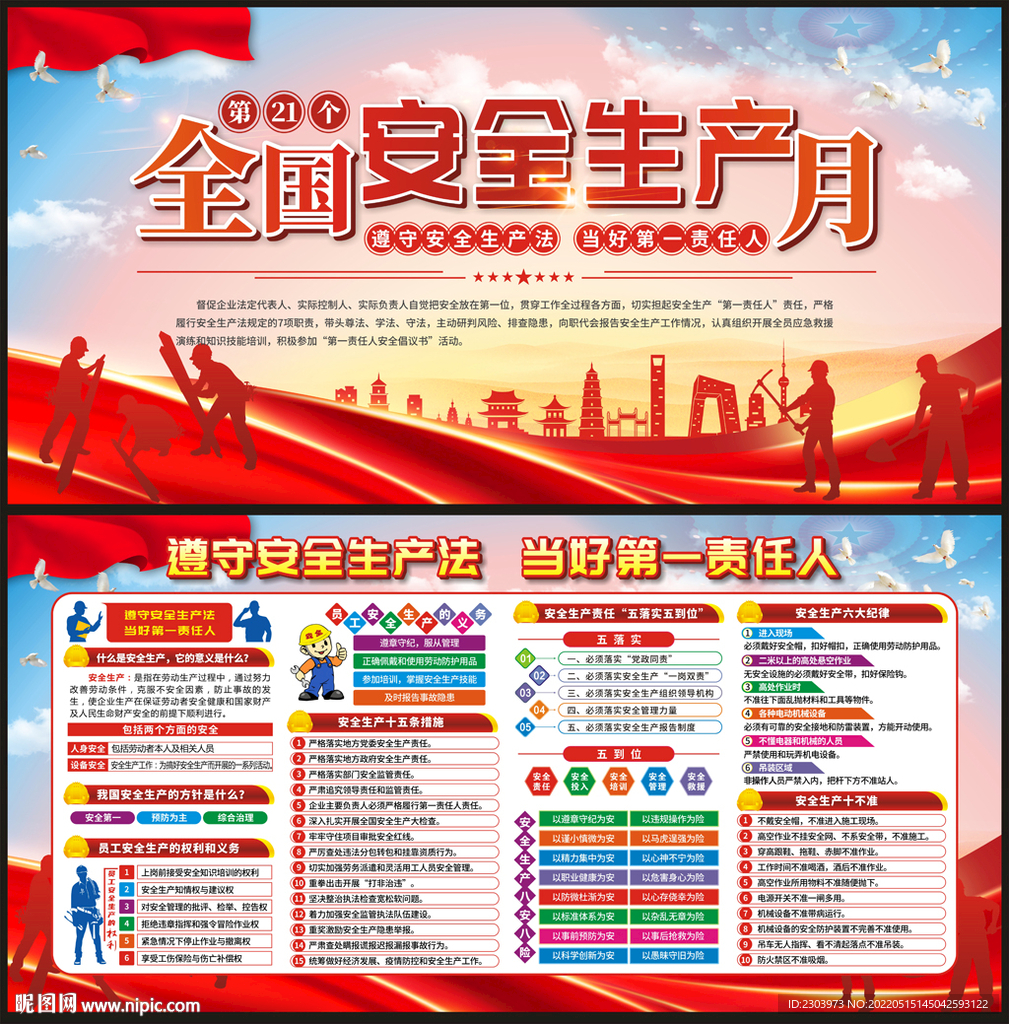 安全生产月宣传栏