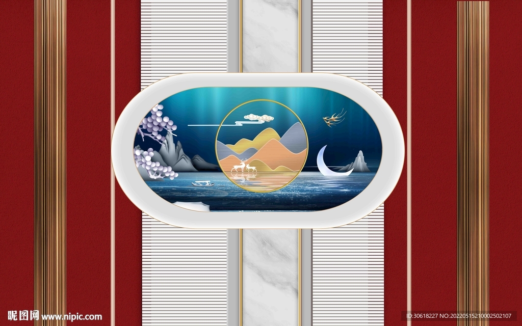 直播间背景墙