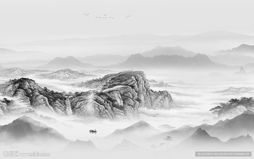 人气 最新爆款山水 TiF分层