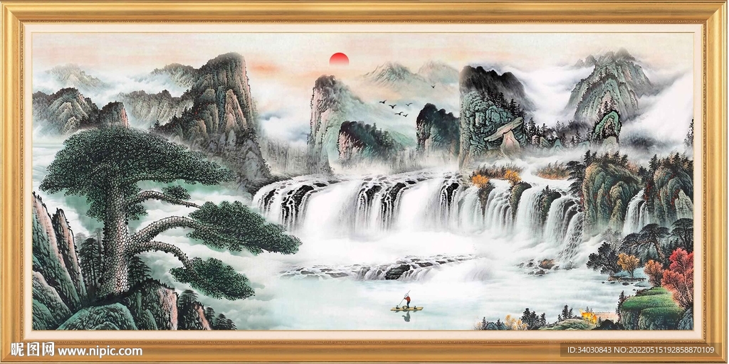 山水画 