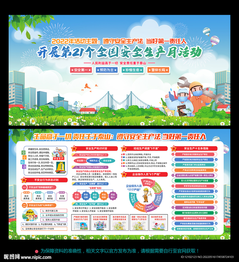 安全生产 展板