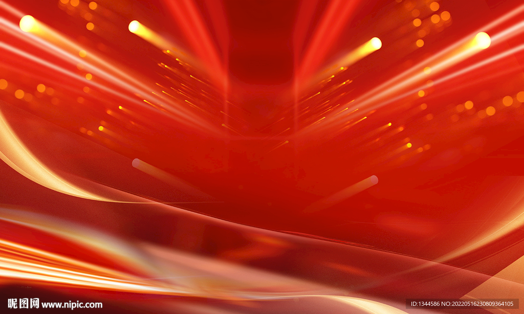 红色背景