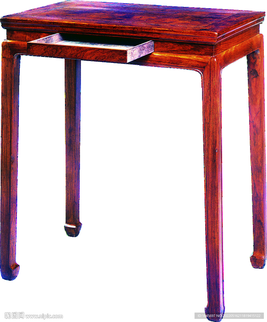 黄花梨带抽屉小榻几