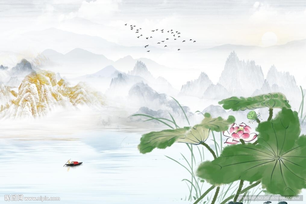中式背景墙