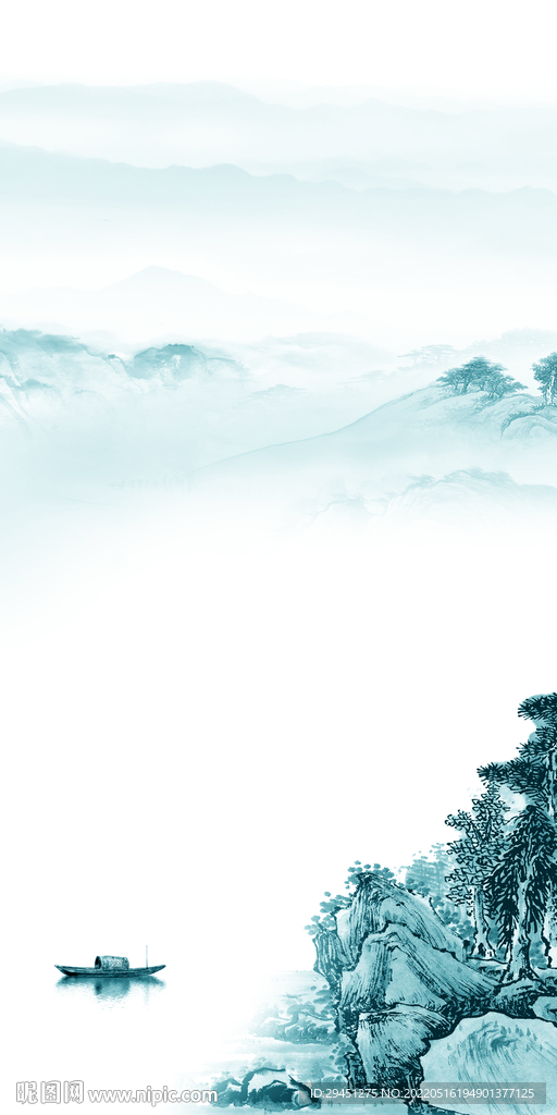 意境新款山水玄关 tif分层