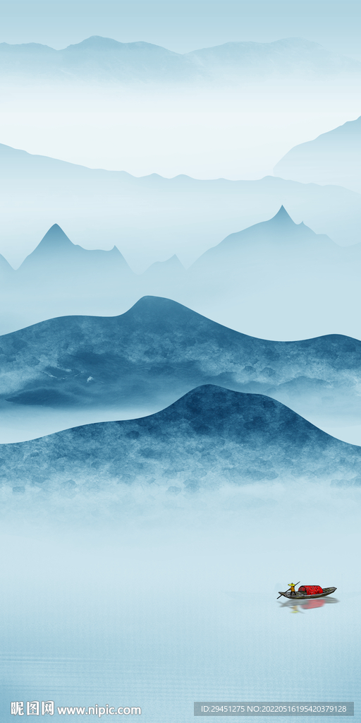 大气 新款山水玄关 tif分层