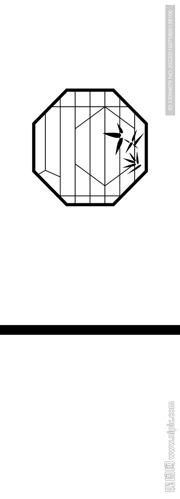 高清分层透明底平开门打印图