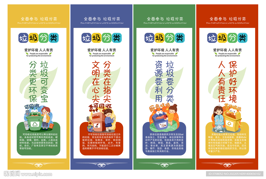 垃圾分类挂画