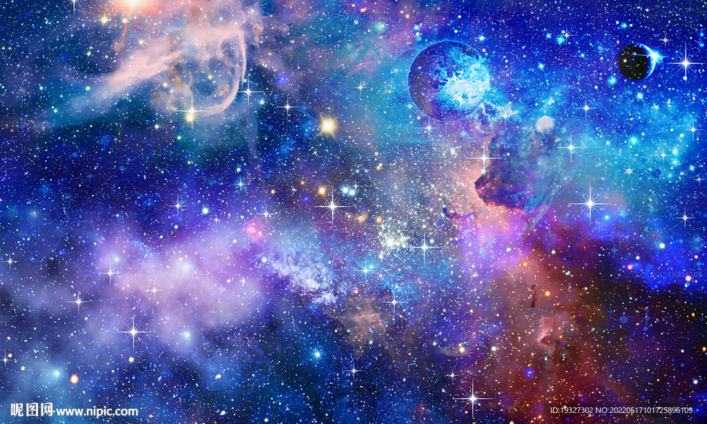 浩瀚太空星空背景