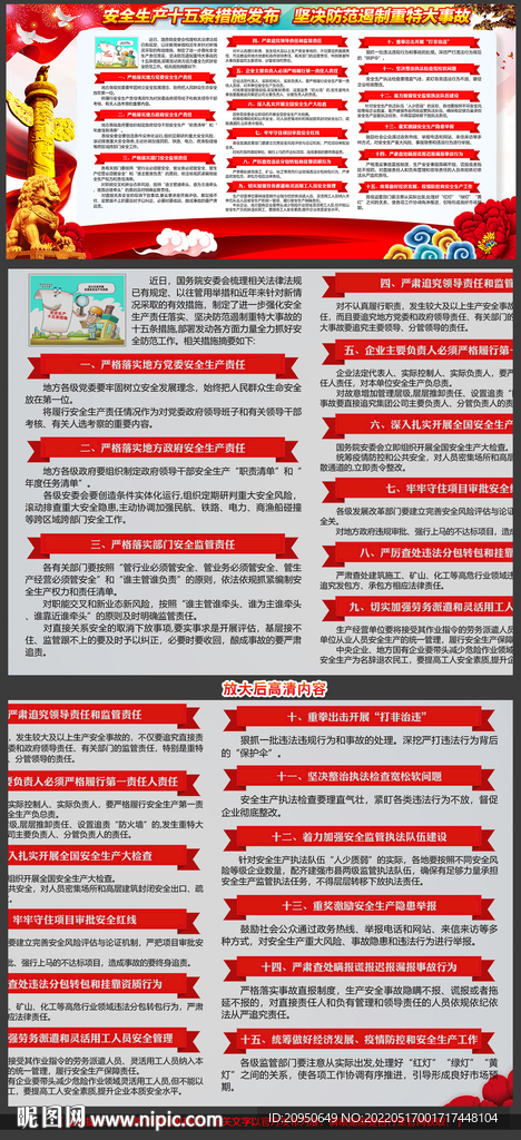 安全生产十五条措施