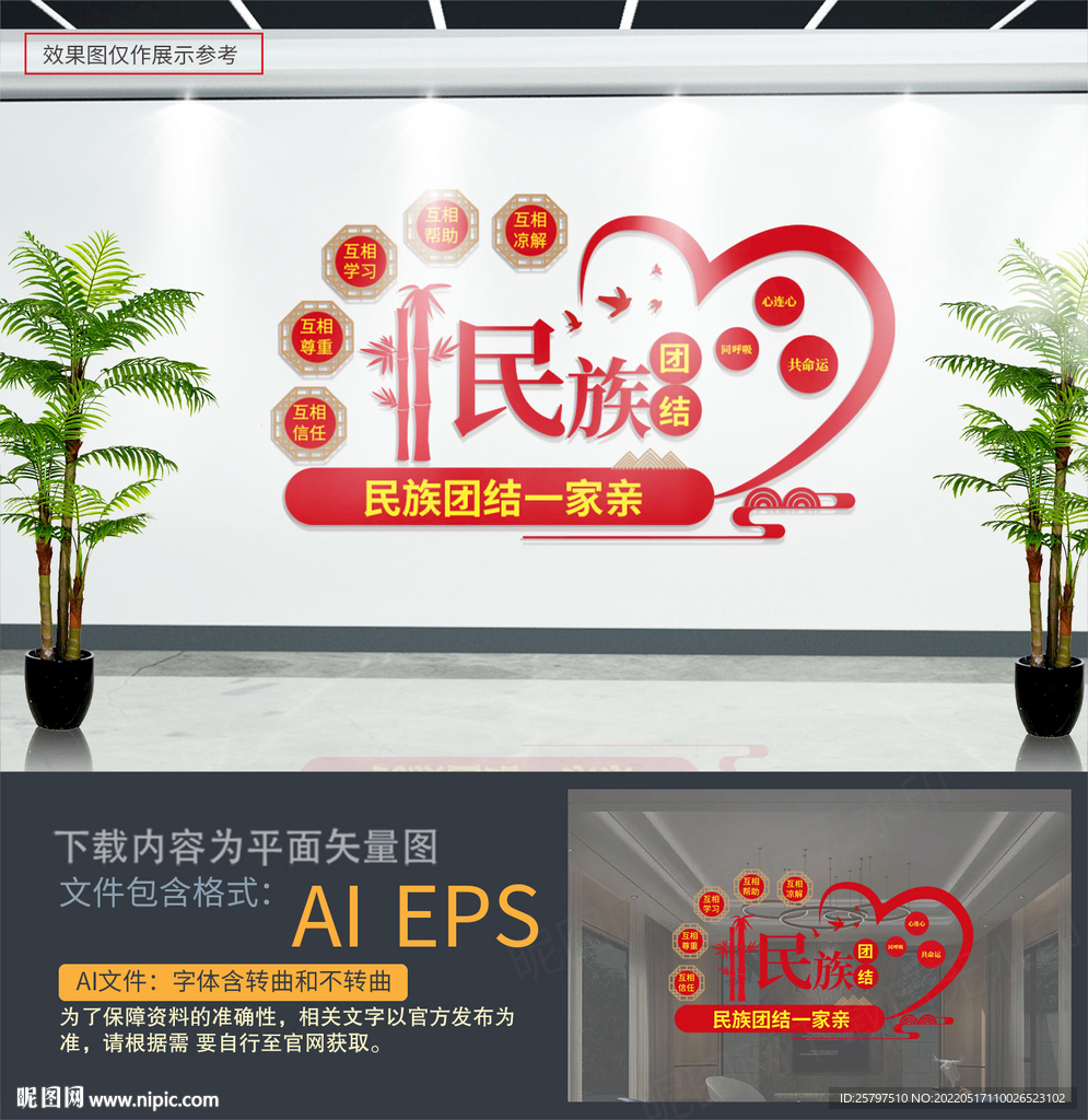 民族团结文化墙