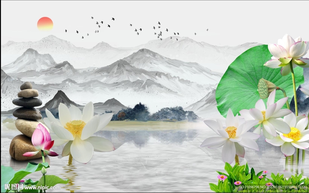 时尚背景墙 