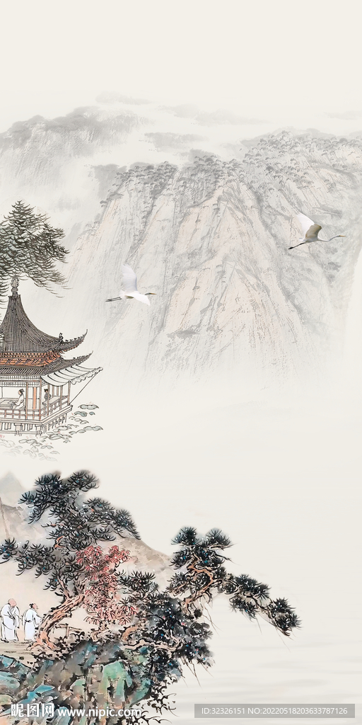 新款背景新画玄关 TiF分层