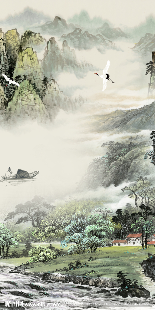 高档背景新画玄关 TiF分层