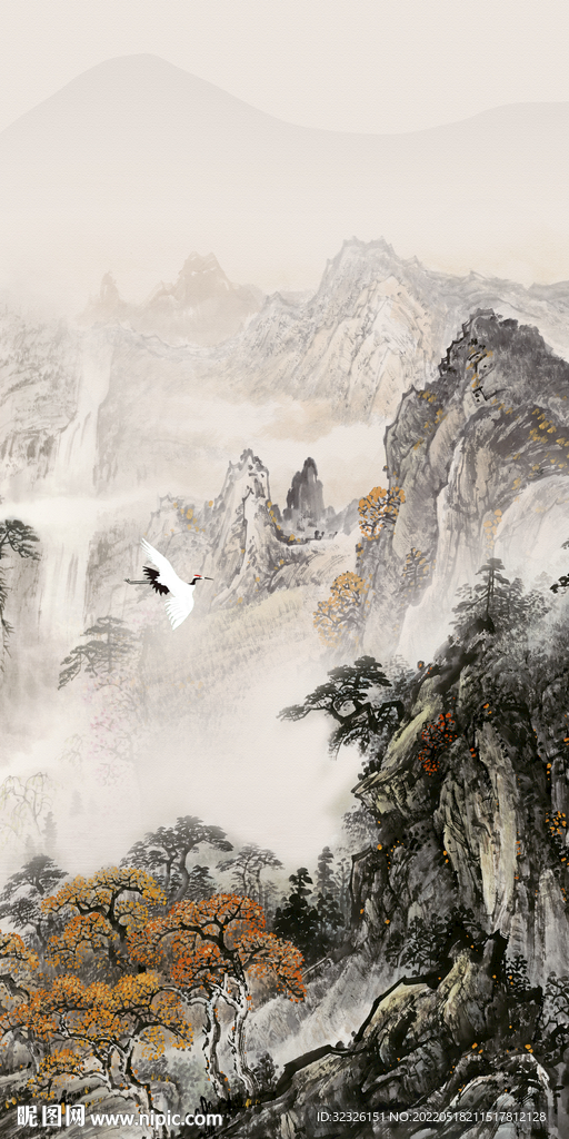 中国风新装饰画玄关 TiF分层