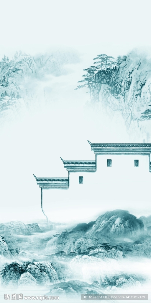 徽派新款意境玄关 TiF分层