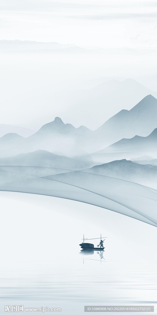 中式 中国风玄关画 TIf分层