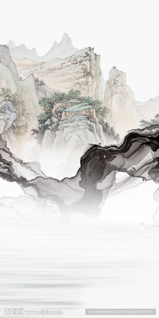 新上架山水玄关新画 TIF分层