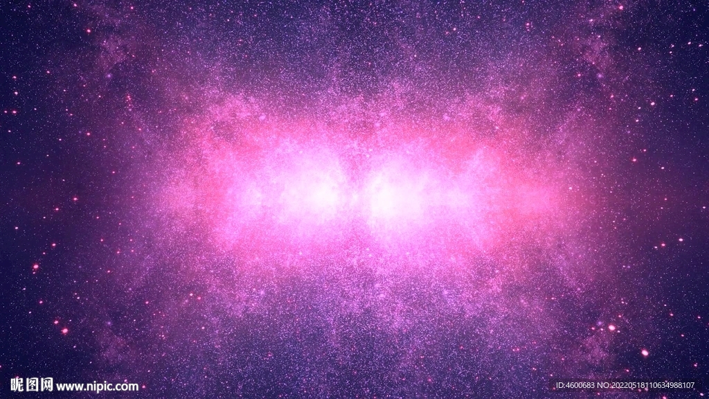 抽象唯美太空星系环状动态视频