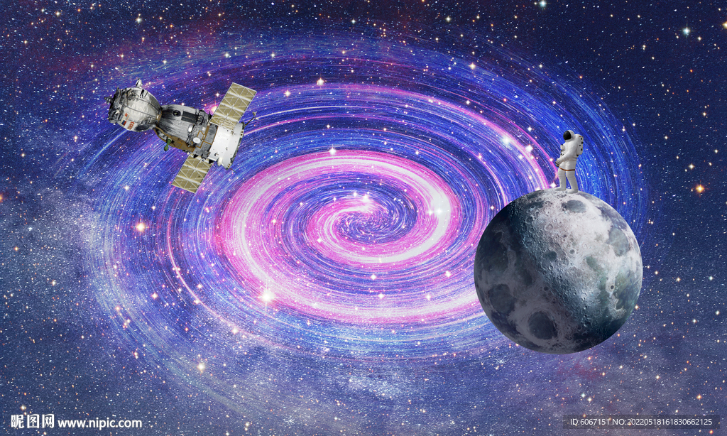 太空星空背景墙