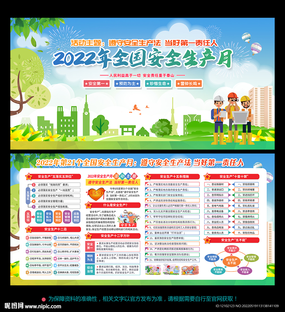 安全生产宣传展板