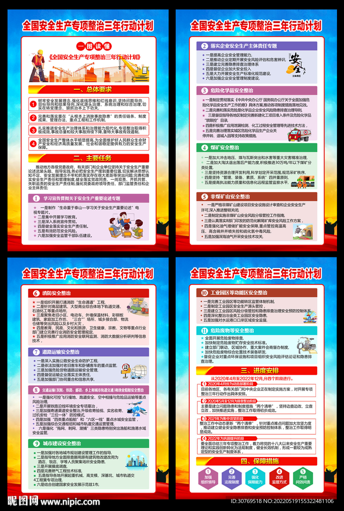全国安全生产专项整治三年行动
