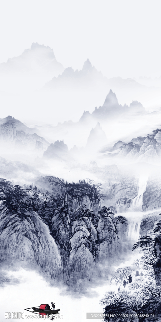 新中式高档玄关 Tif分层