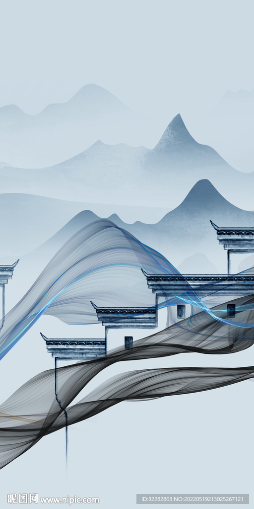 现代 高档新款玄关 tif分层