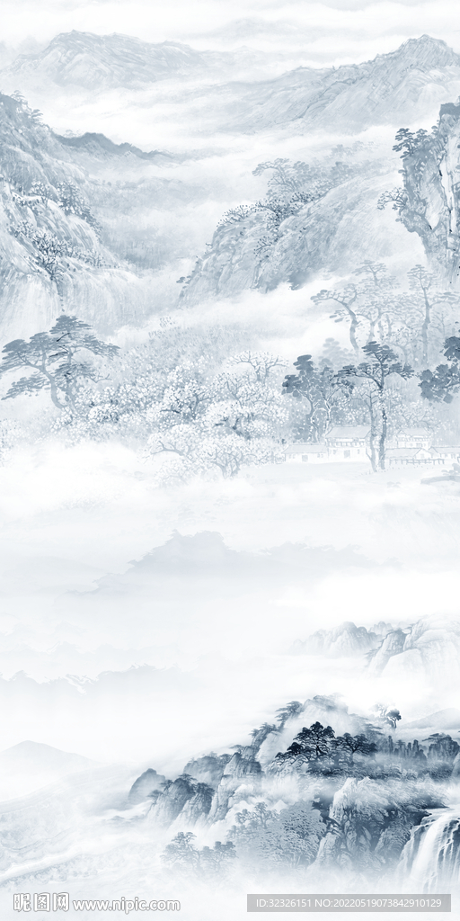 中式新款高清玄关 TiF分层