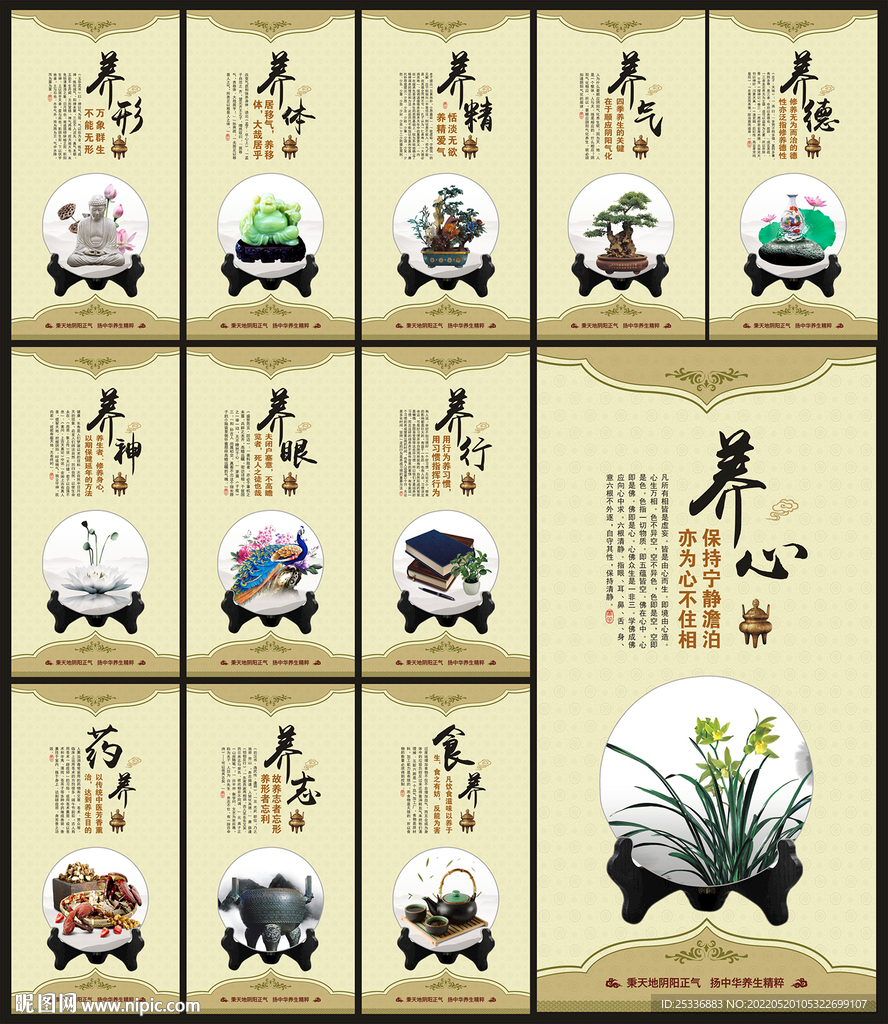 中医养生展板