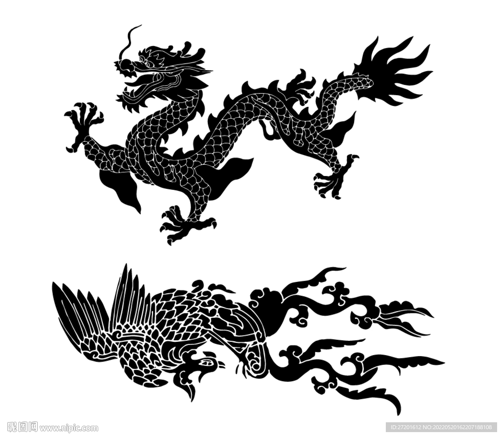 龙凤雕刻