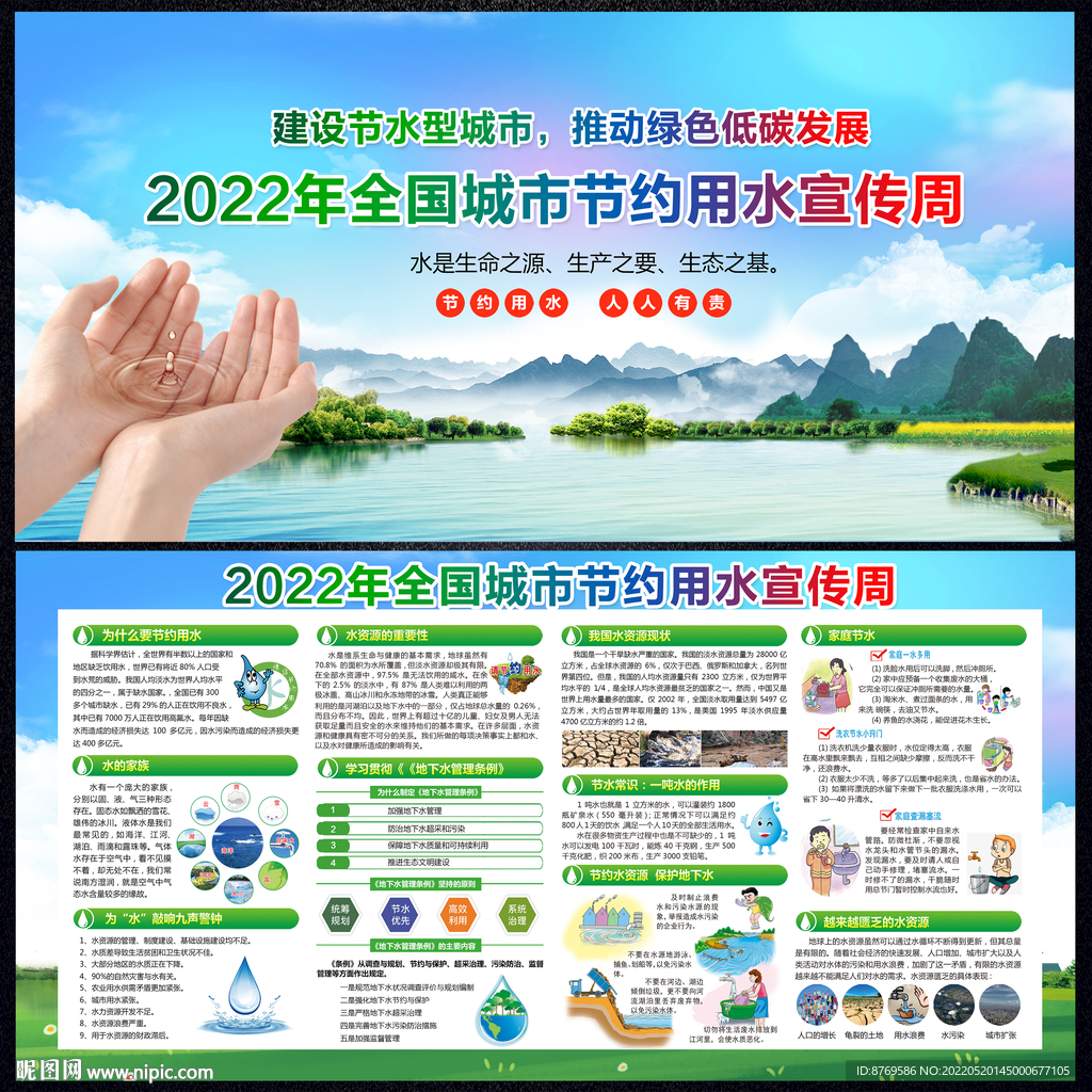 2022年全国城市节约用水宣传