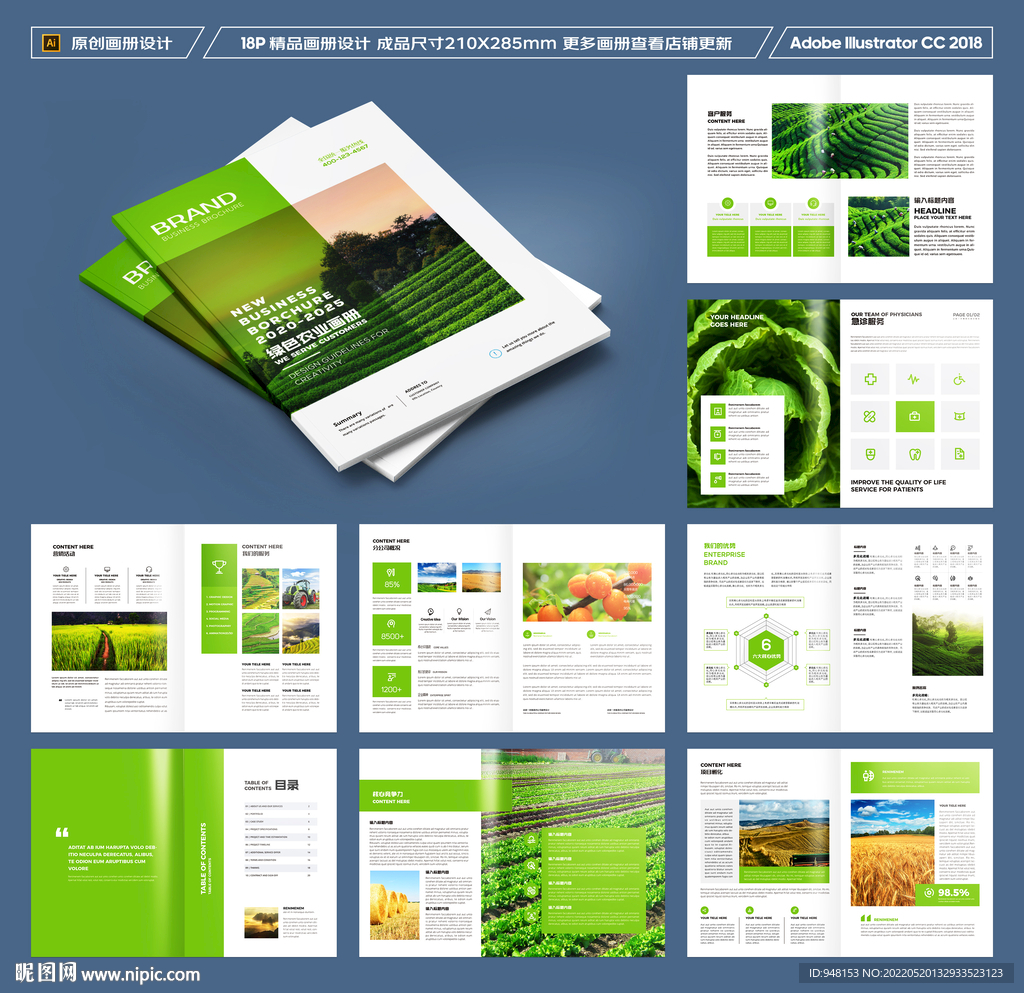 农业合作社宣传册