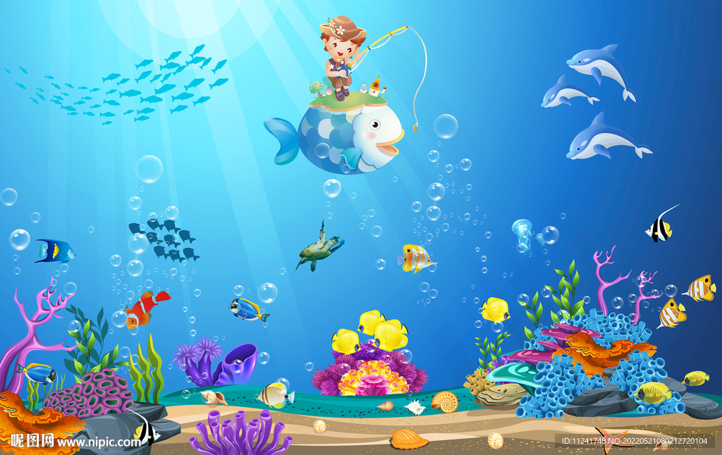 海底背景