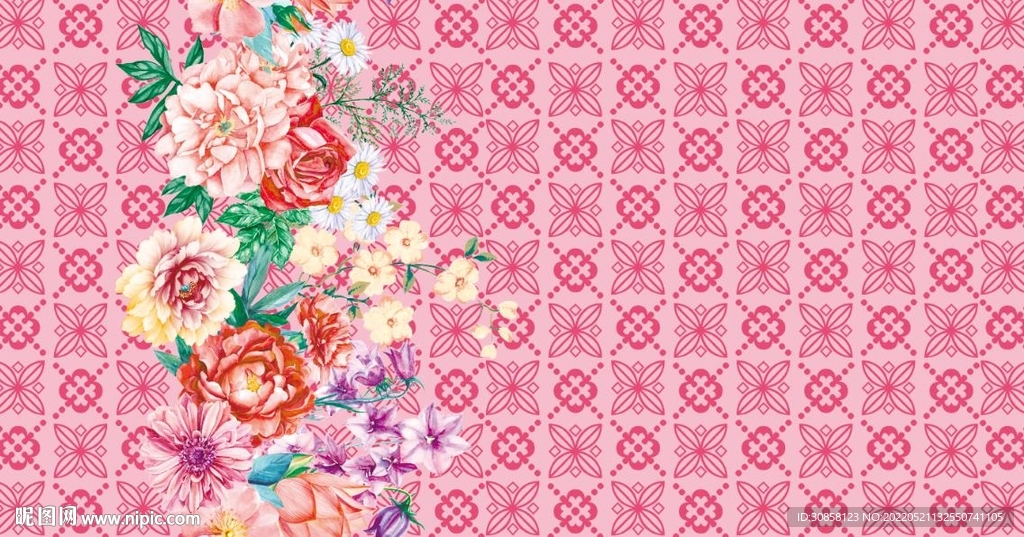 定位花