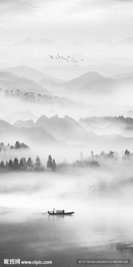 意境山水画