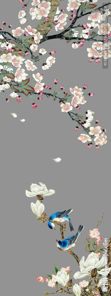 高清分层透明底平开门打印图