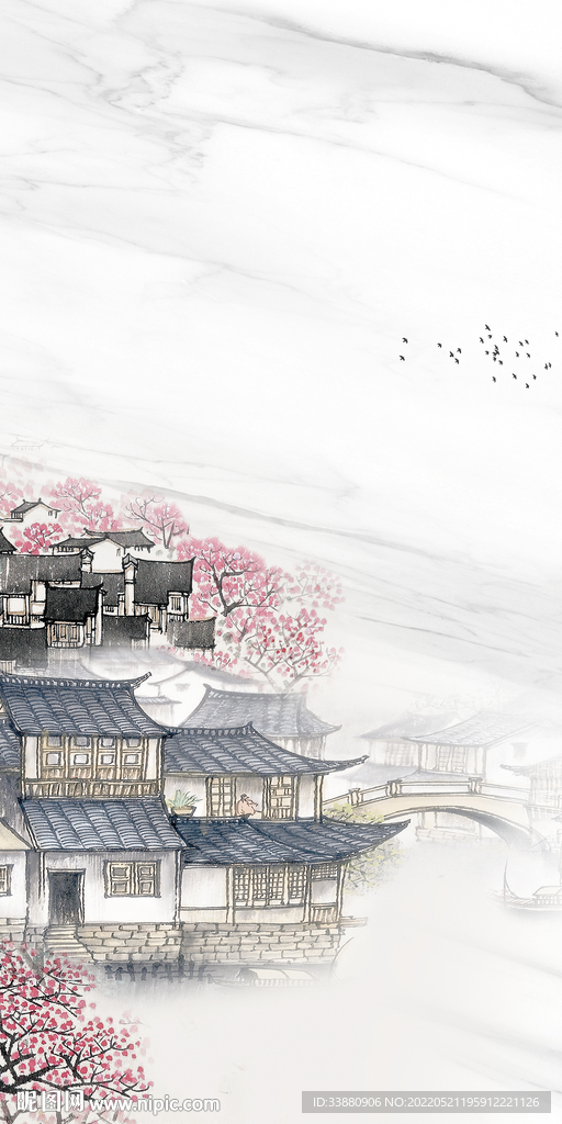 高档 中式玄关新画 TIF分层