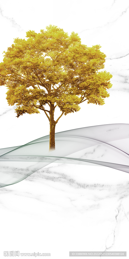 爵士白新玄关画 TIF分层