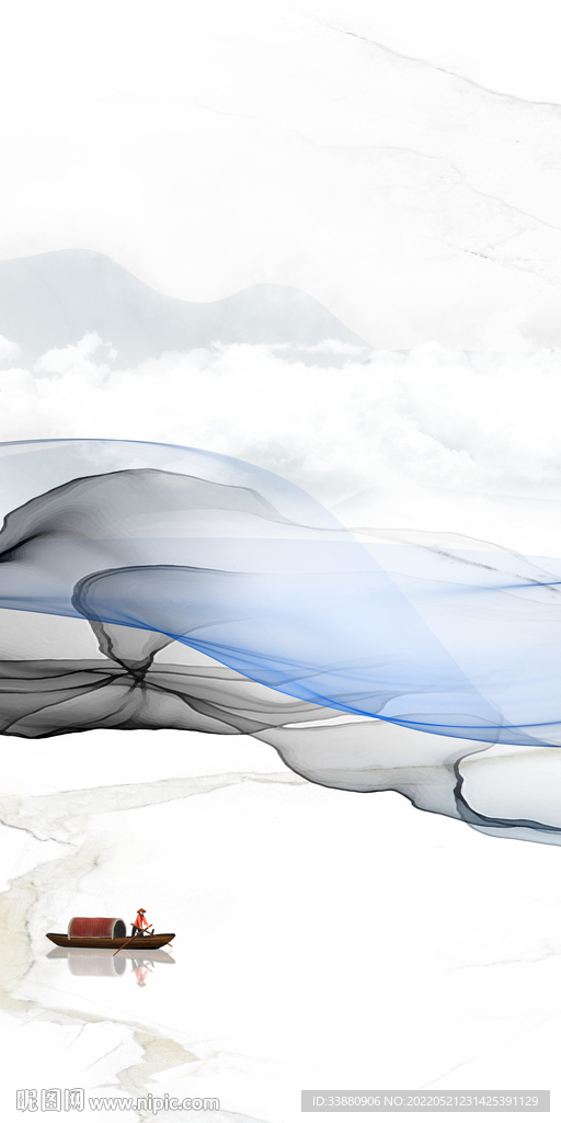 奢华风景新玄关画 TIF分层