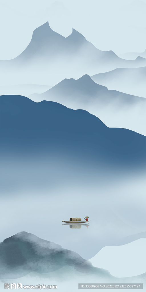 高档 风景新玄关画 TIF分层