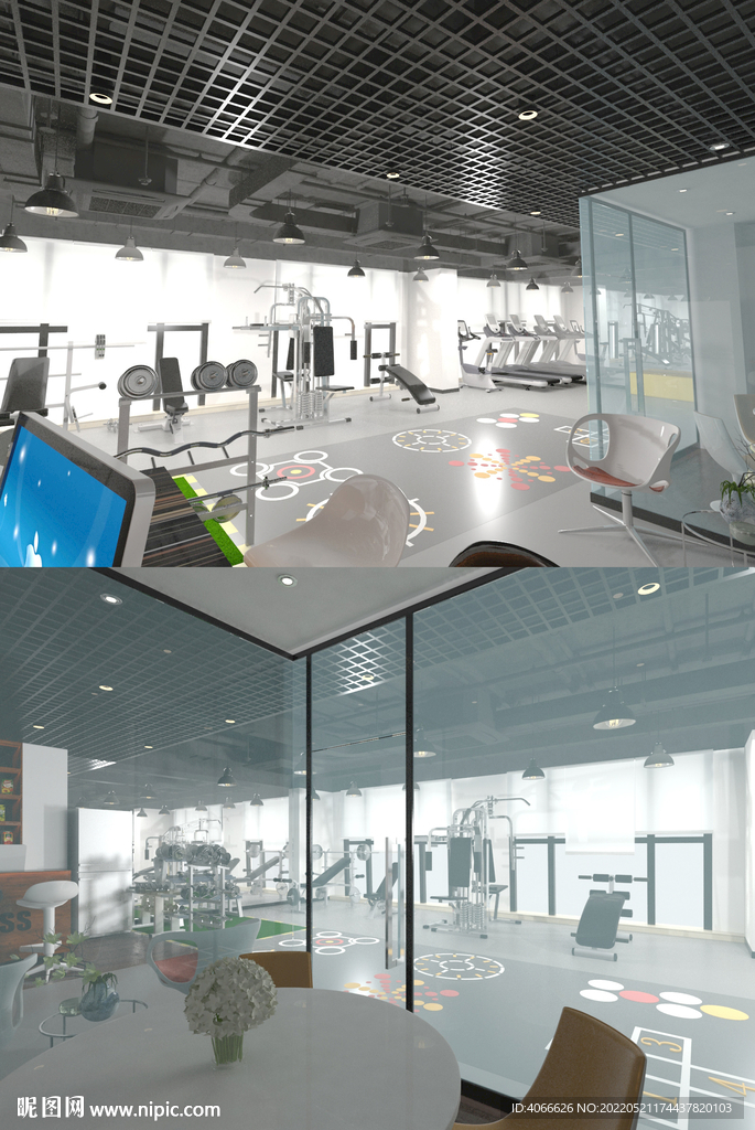 健身房3d模型