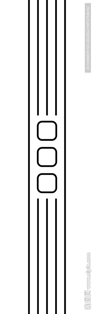 高清分层透明底推拉门打印图