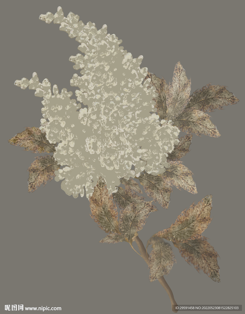 复古花装饰画