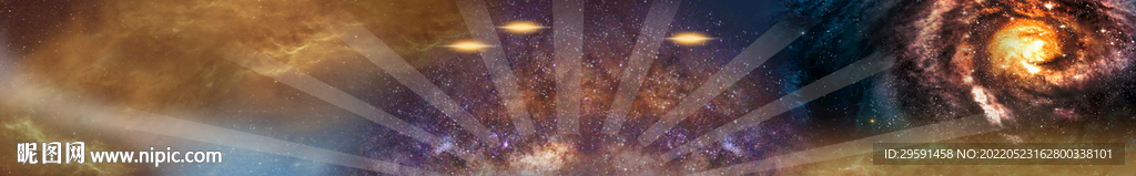 梦幻星空装饰画