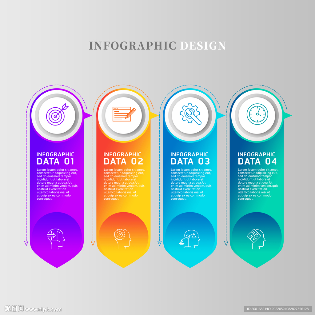 标题类目数据图表