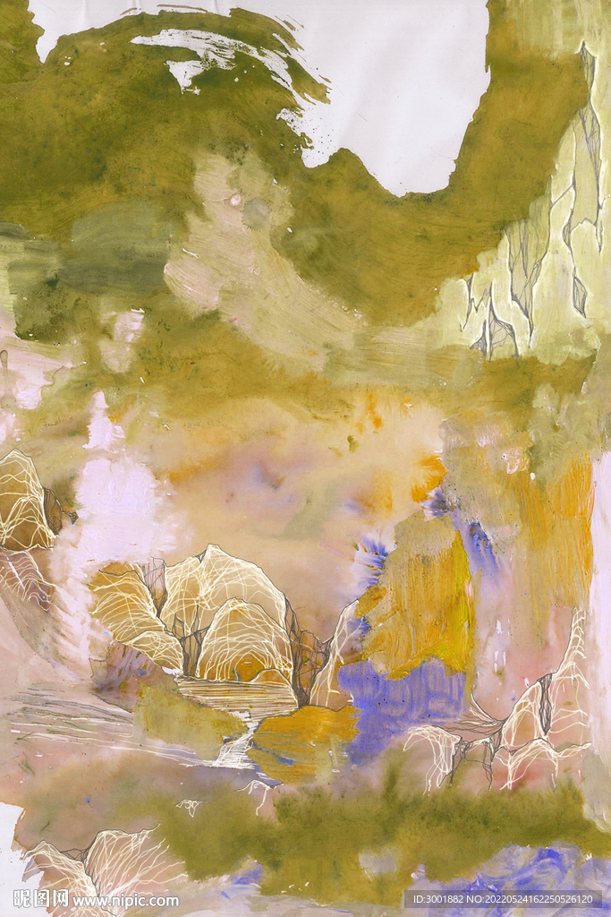 装饰画 水墨抽象画 油画